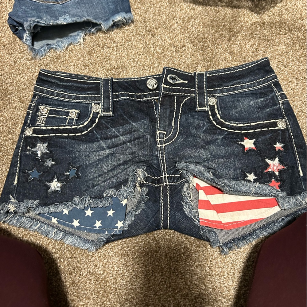 4th of July Miss Me shorts